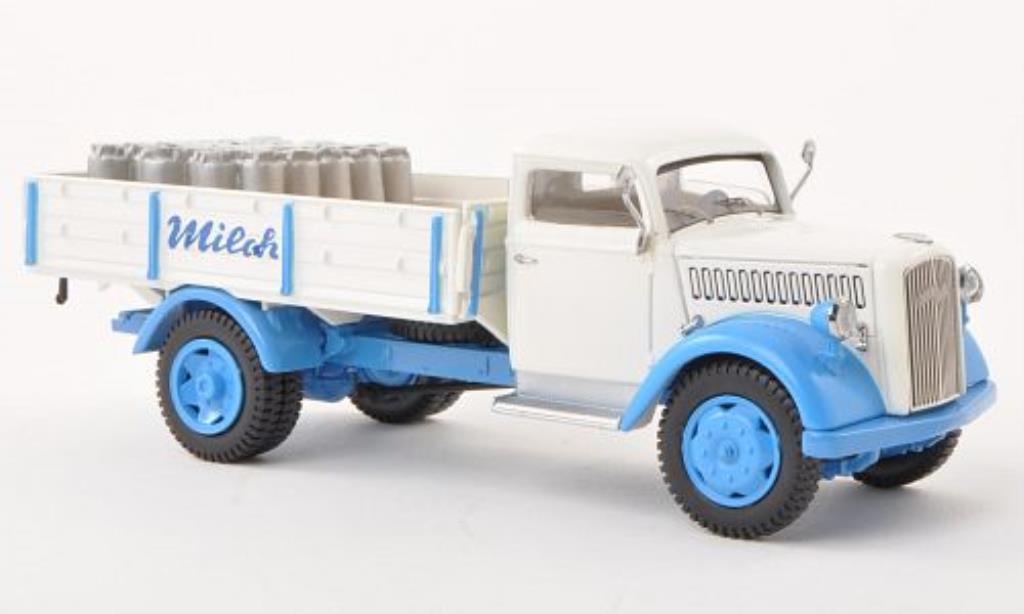 Opel Blitz 1/43 Schuco Pritschenwagen Milchhof modellino in miniatura