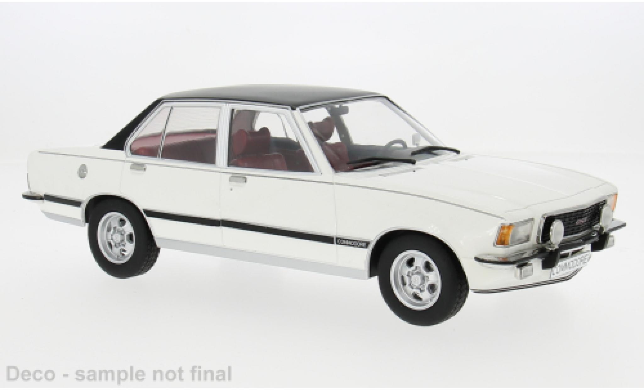 Opel Commodore 1/18 MCG B weiss 1972 1:18 modellino in miniatura