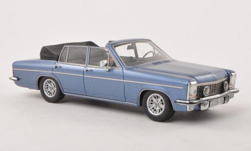 Opel Diplomat 1/43 Neo B Cabriolet Fissore blu 1971 modellino in miniatura
