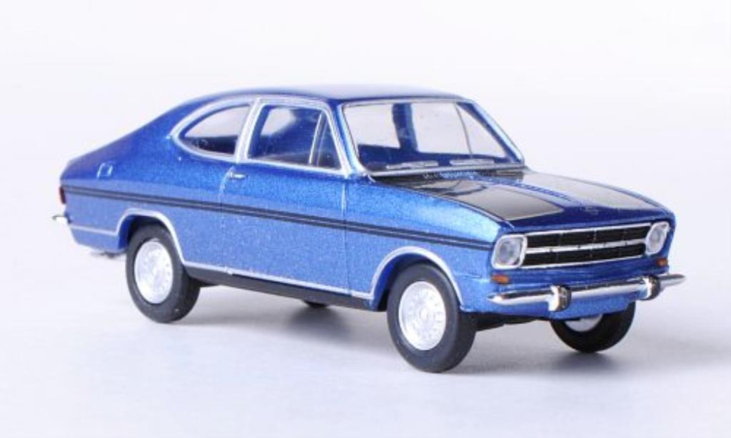 Opel Kadett B 1/87 Herpa B Coupe Rally blu/nero modellino in miniatura