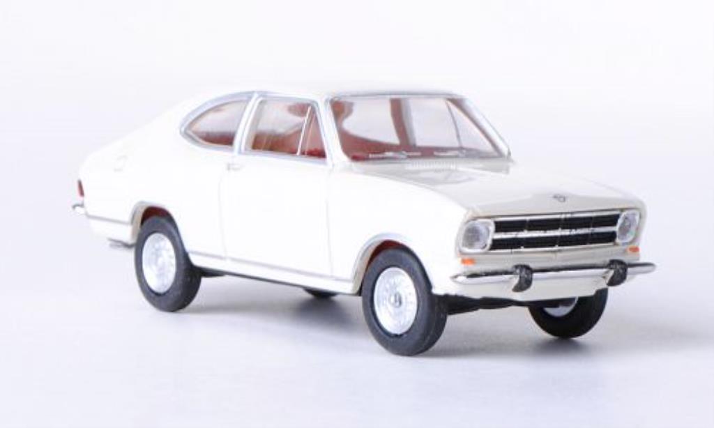 Opel Kadett B 1/87 Herpa B Coupe bianco modellino in miniatura
