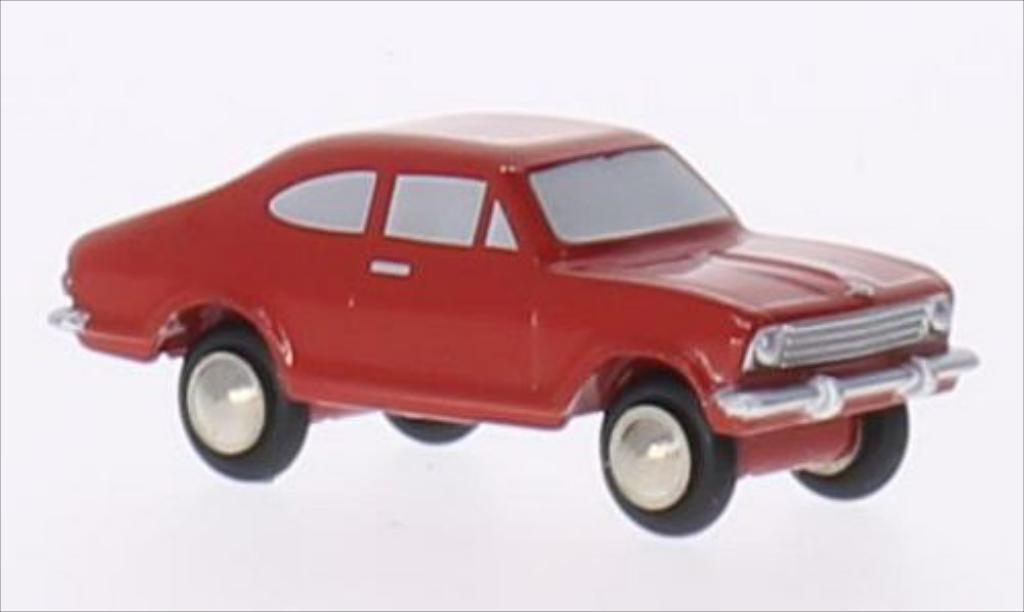 Opel Kadett B 1/90 Schuco B Rallye rosso modellino in miniatura