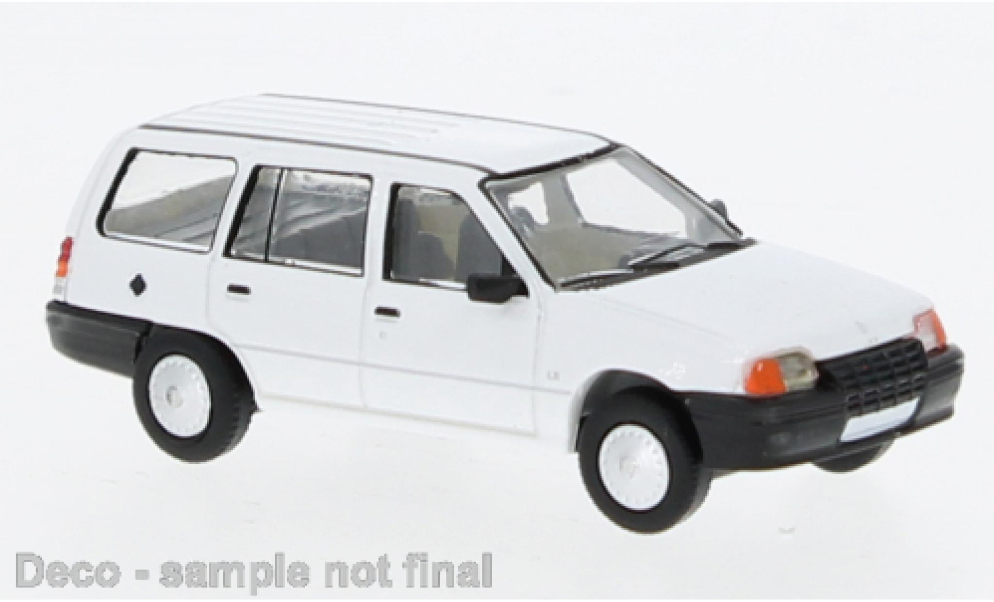 Opel Kadett 1/87 PCX87 E Carav weiss 1:87 modellino in miniatura