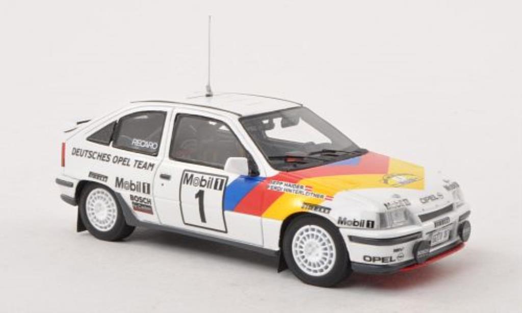 Opel Kadett E 1/43 Minichamps E GSI 16V No.1 Deutsches Team ADAC Rally Hessen 1989 /F.Hinterleitner modellino in miniatura