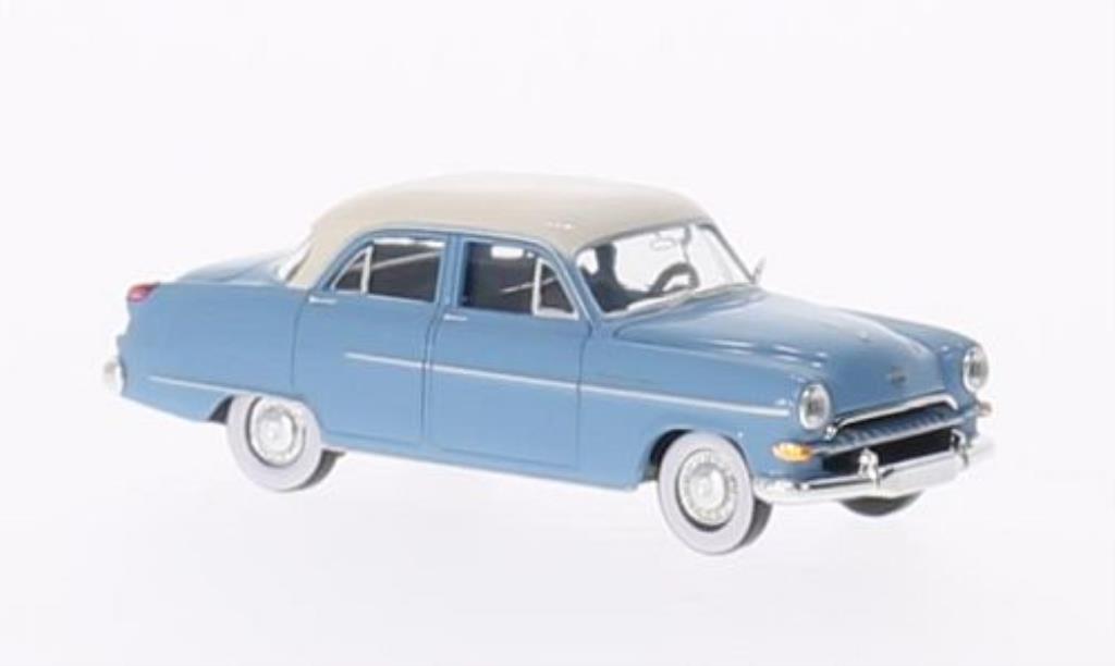Opel Kapitan 1/87 Brekina blu/bianco modellino in miniatura