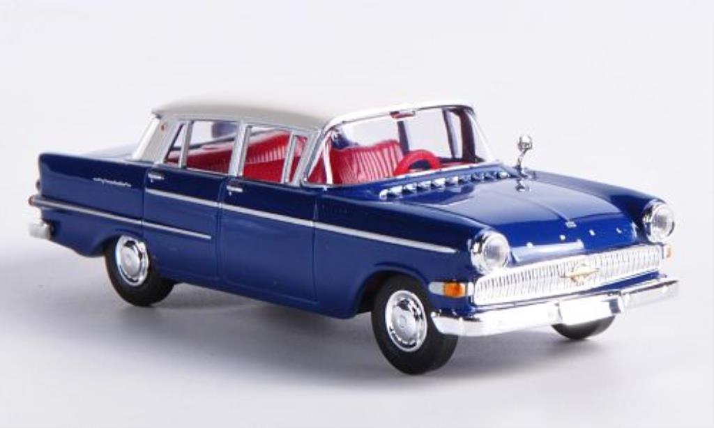 Opel Kapitan 1/87 Brekina P2.6 blu/bianco modellino in miniatura