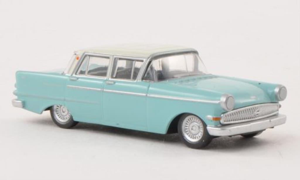 Opel Kapitan 1/87 Herpa P2.6 turkis/grigio modellino in miniatura