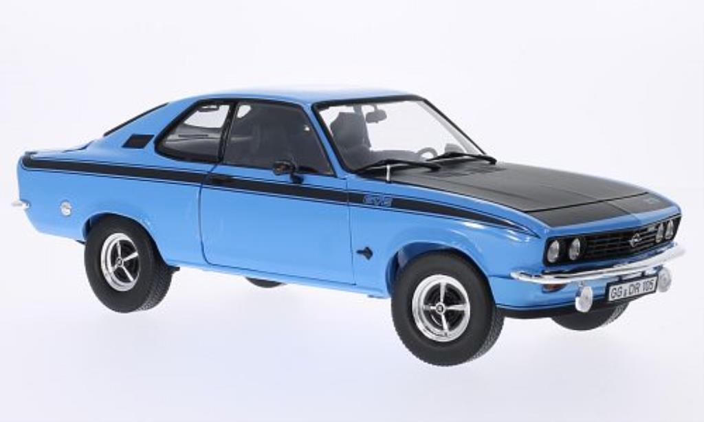Opel Manta A 1/18 Norev A GT/E blu 1975 modellino in miniatura
