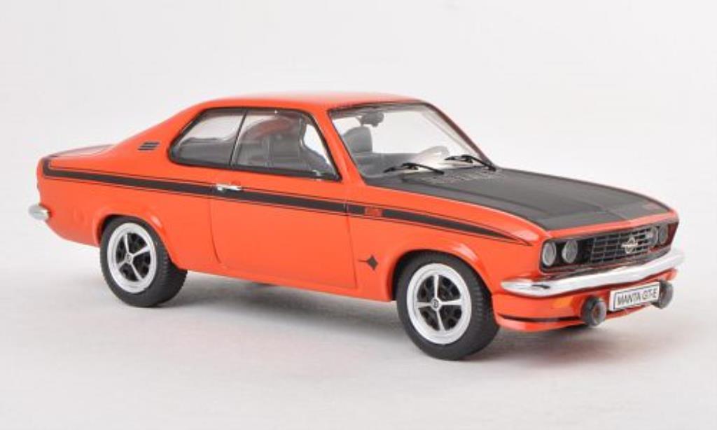 Opel Manta A 1/43 Schuco A GT/E rosso/matt-nero modellino in miniatura