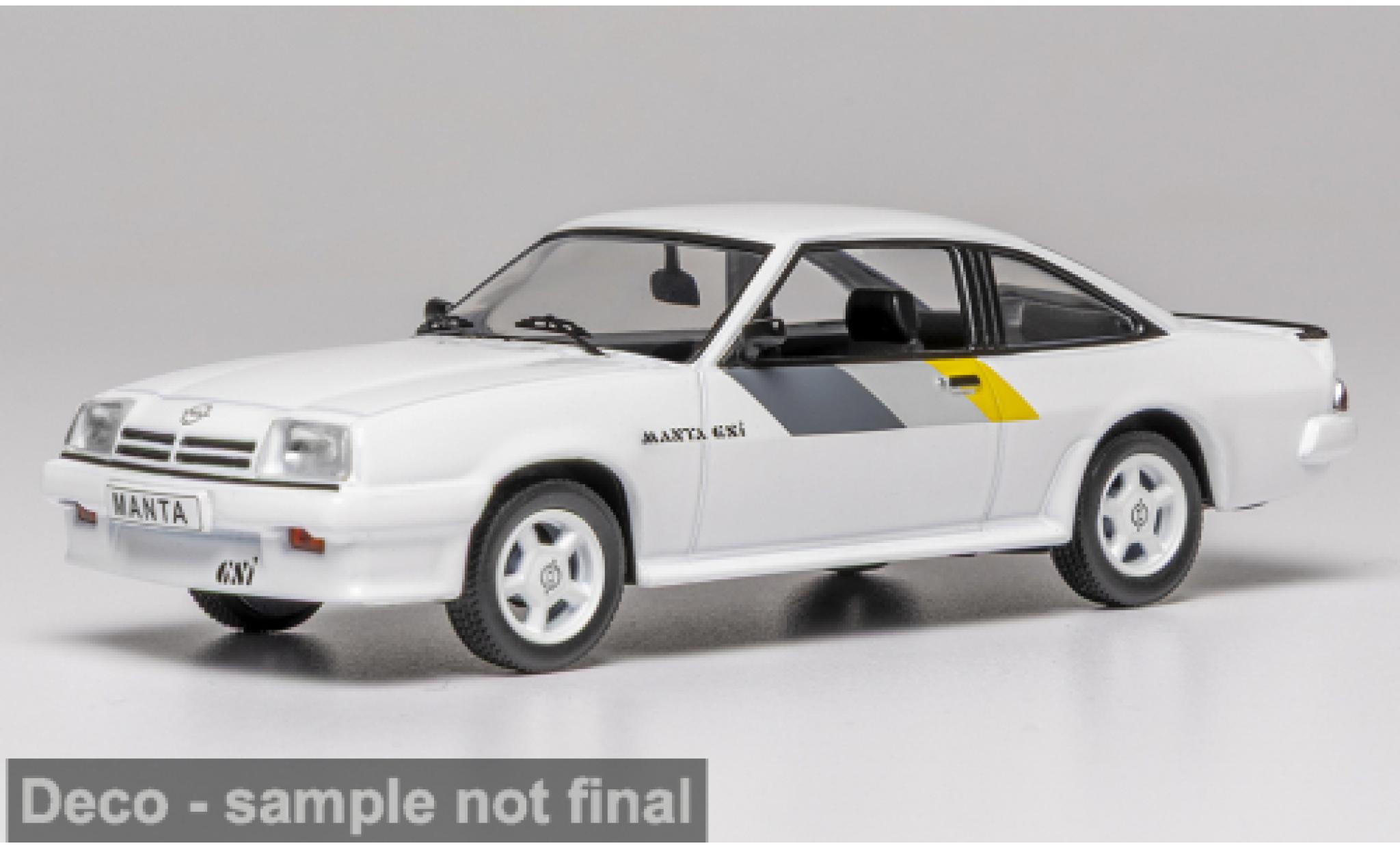 Opel Manta 1/43 IXO B GSI weiss/Dekor 1984 1:43 modellini auto