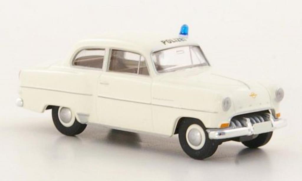 Opel Olympia 1/87 Brekina Rekord Polizei modellino in miniatura