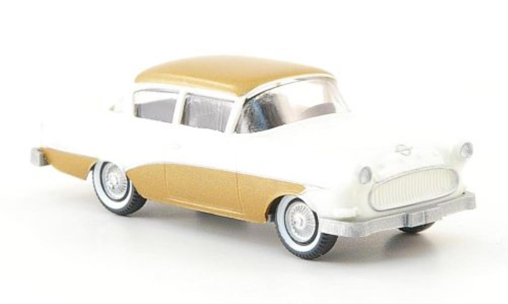 Opel Rekord 1/87 Wiking Ascona beige/gold modellino in miniatura