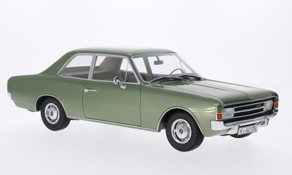 Opel Rekord 1/18 Minichamps C grun 1966 modellino in miniatura