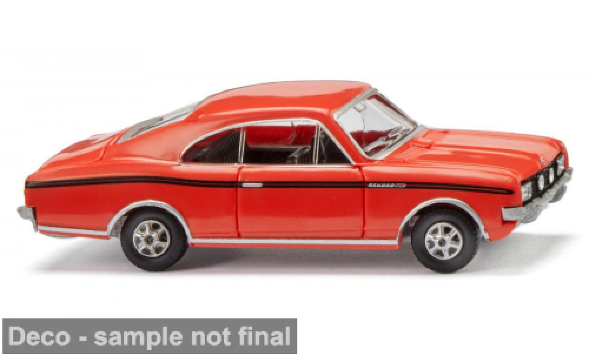 Opel Rekord 1/87 Wiking C rosso 1967 1:87 modellini auto
