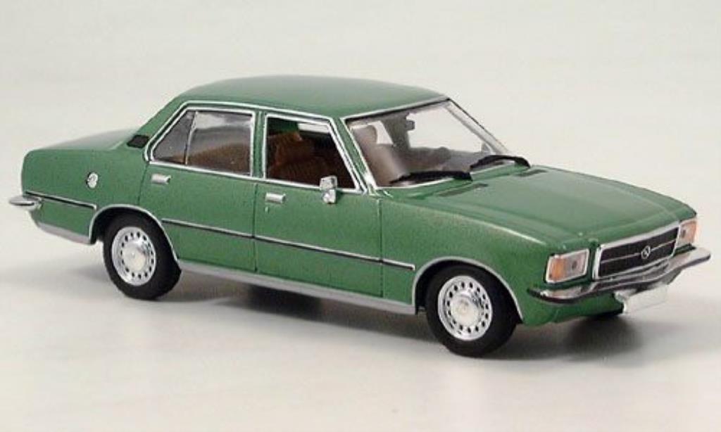 Opel Rekord 1/43 Minichamps D grun 1975 modellino in miniatura