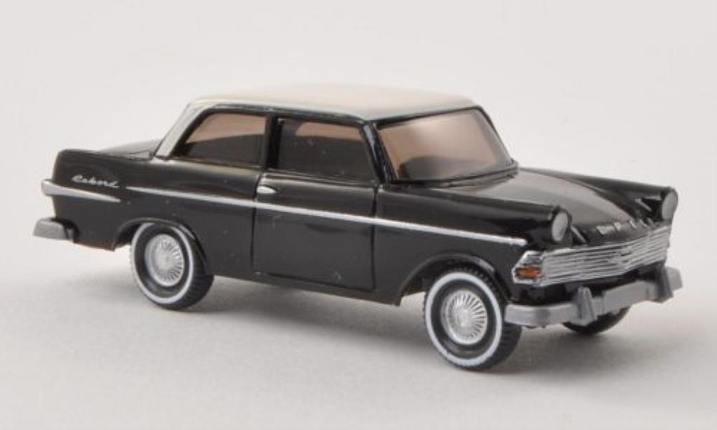 Opel Rekord 1/87 Wiking P2 nero/elfenbein 1960 modellino in miniatura