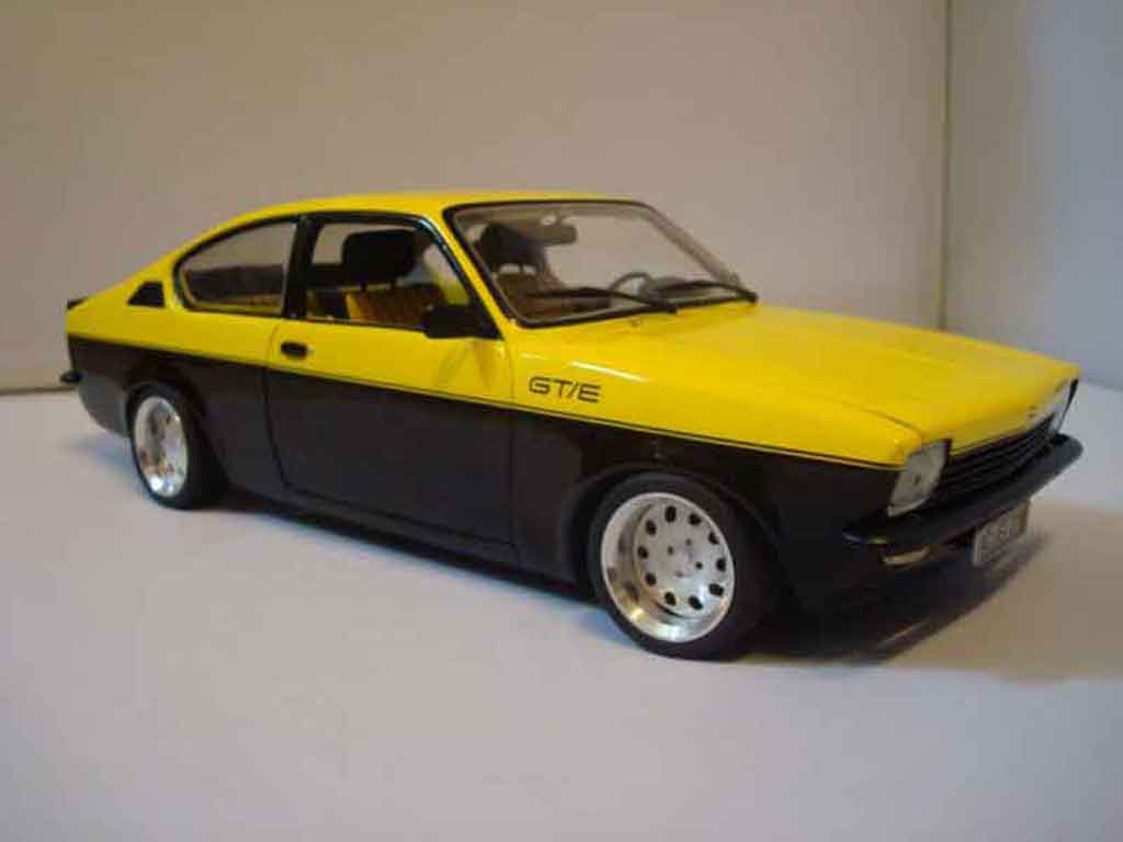 Opel Kadett coupe 1/18 Minichamps coupe c / gte 1976 tuning modellino in miniatura