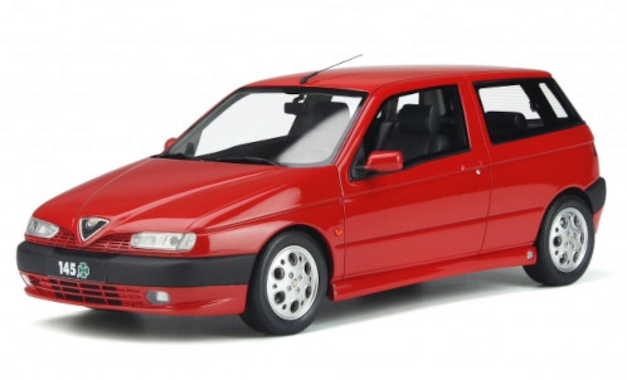 Alfa Romeo 145 1/18 Ottomobile Quadrifoglio rosso 1998 modellino in miniatura