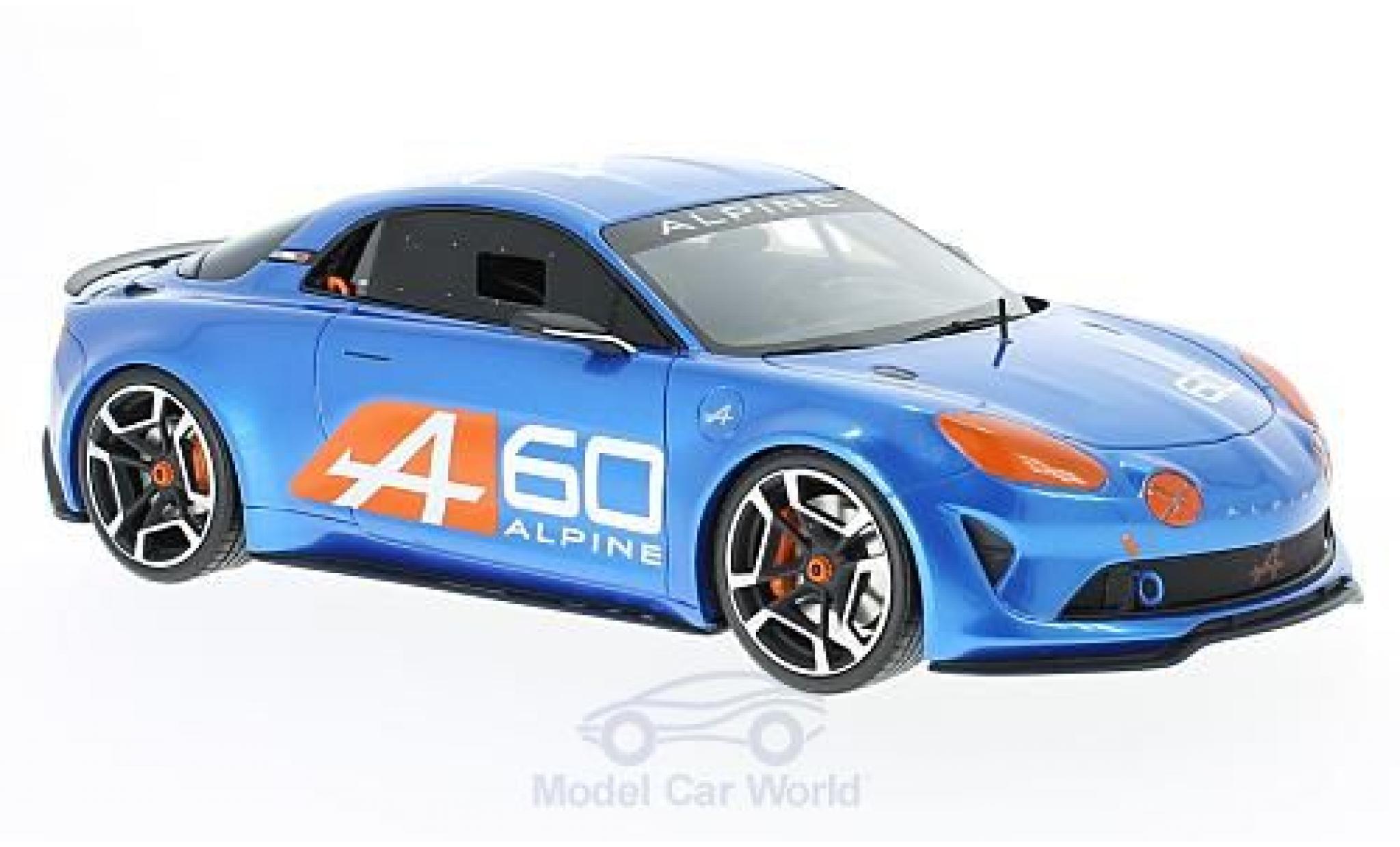 Alpine Celebration 1/18 Ottomobile Le Mans metallico blu 2015 modellino in miniatura
