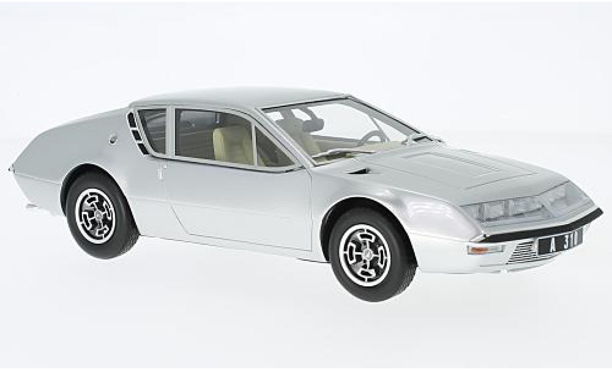 Alpine A310 1/18 Ottomobile Renault 1600 grigio modellino in miniatura