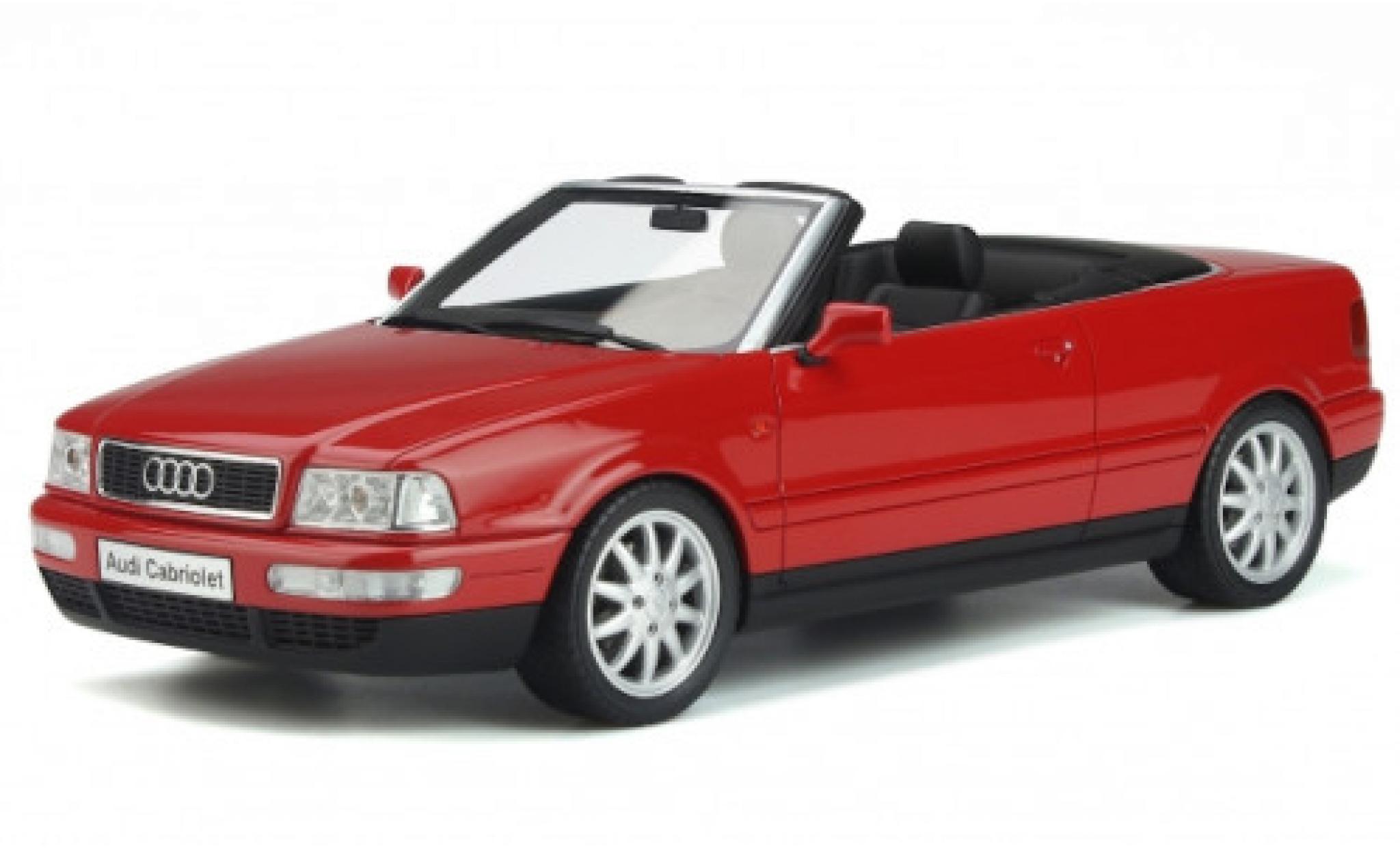 Audi 80 1/18 Ottomobile (B4) Cabriolet 2.8 rosso 2000 modellino in miniatura