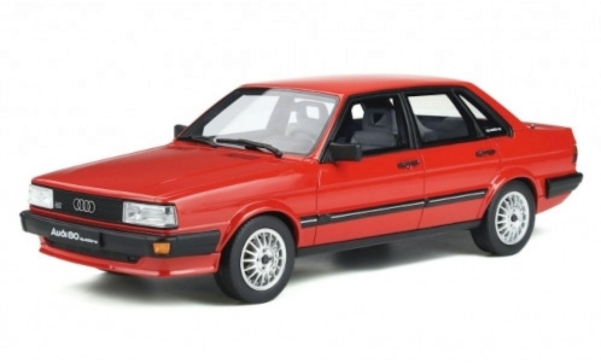 Audi 80 quattro 1/18 Ottomobile (B2) rosso 1983 modellino in miniatura