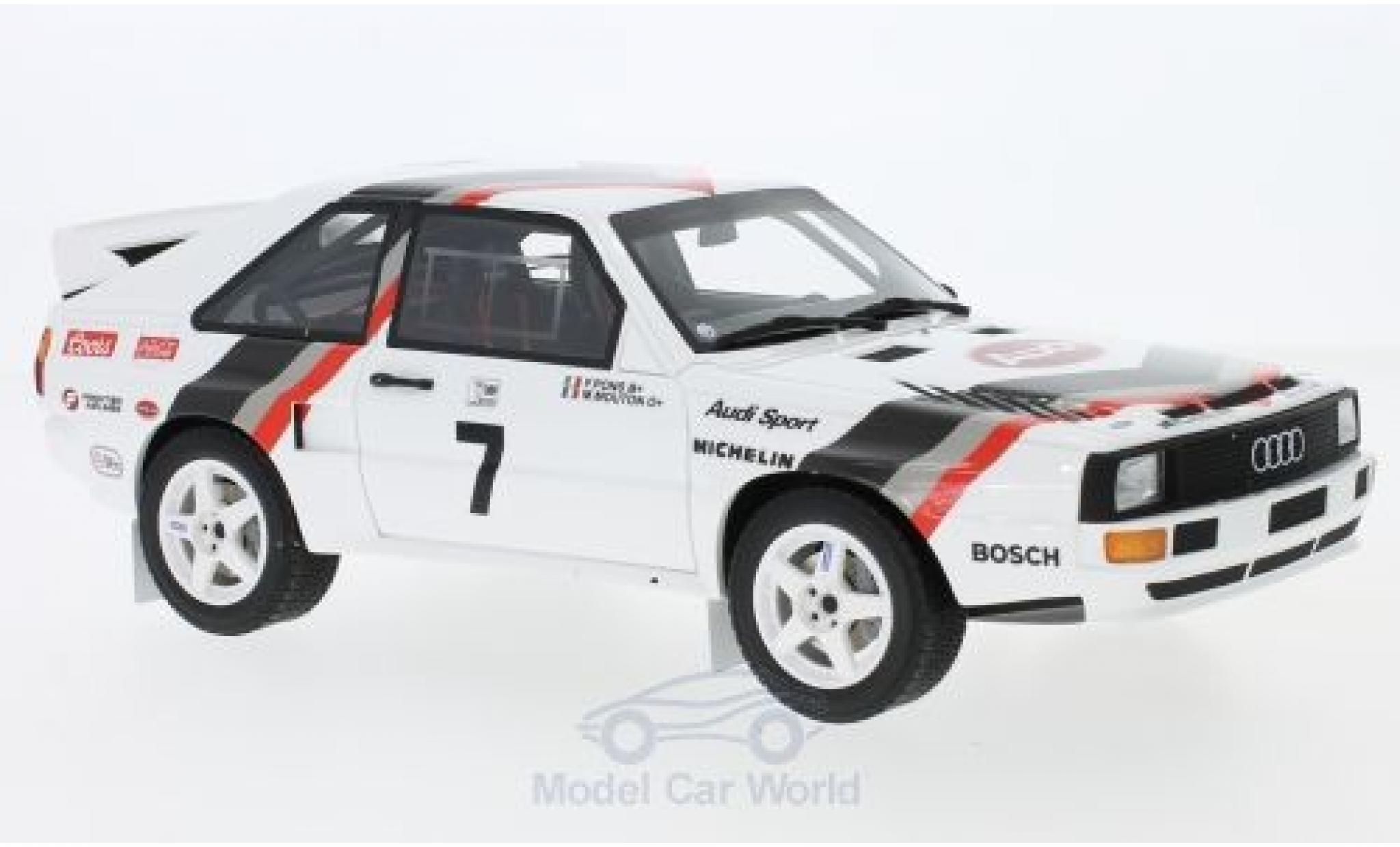 Audi Sport Quattro 1/18 Ottomobile Sport quattro No.7 Pikes Peak 1984 M.Mouton modellino in miniatura