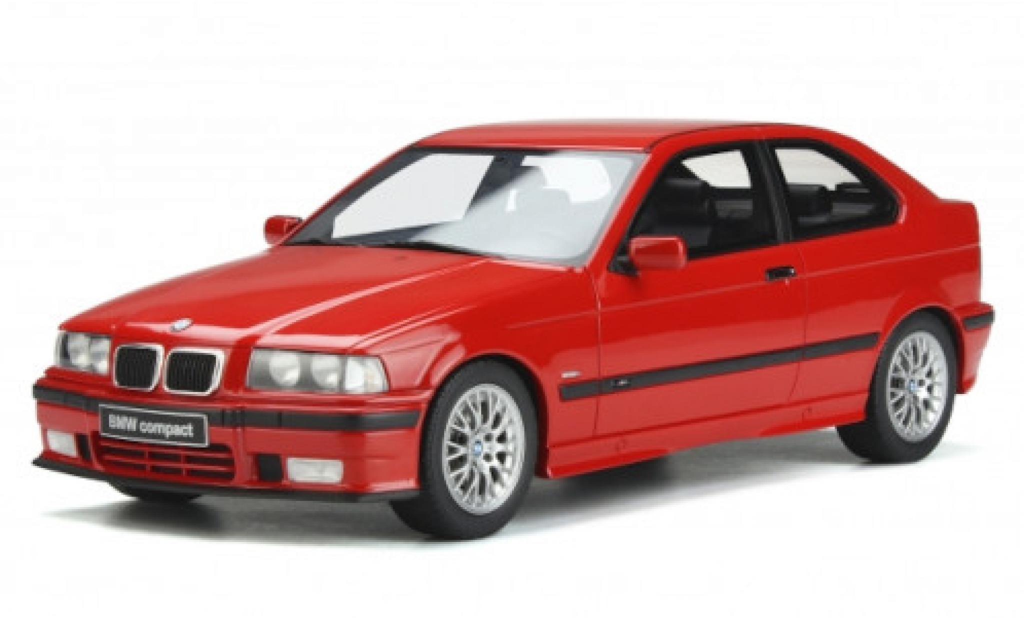 Bmw 323 1/18 Ottomobile ti Compact (E36) rosso 1998 modellino in miniatura