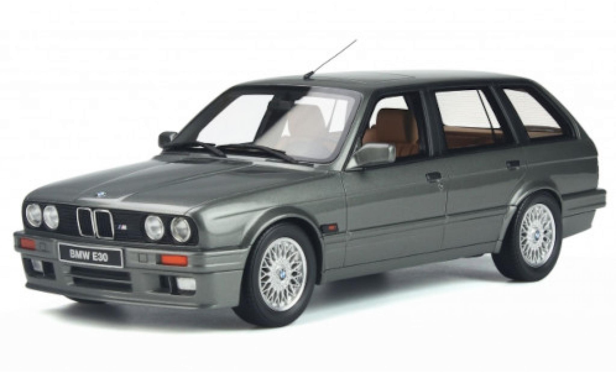 Bmw 325 1/18 Ottomobile i (E30) Touring metallico grigio 1991 modellino in miniatura