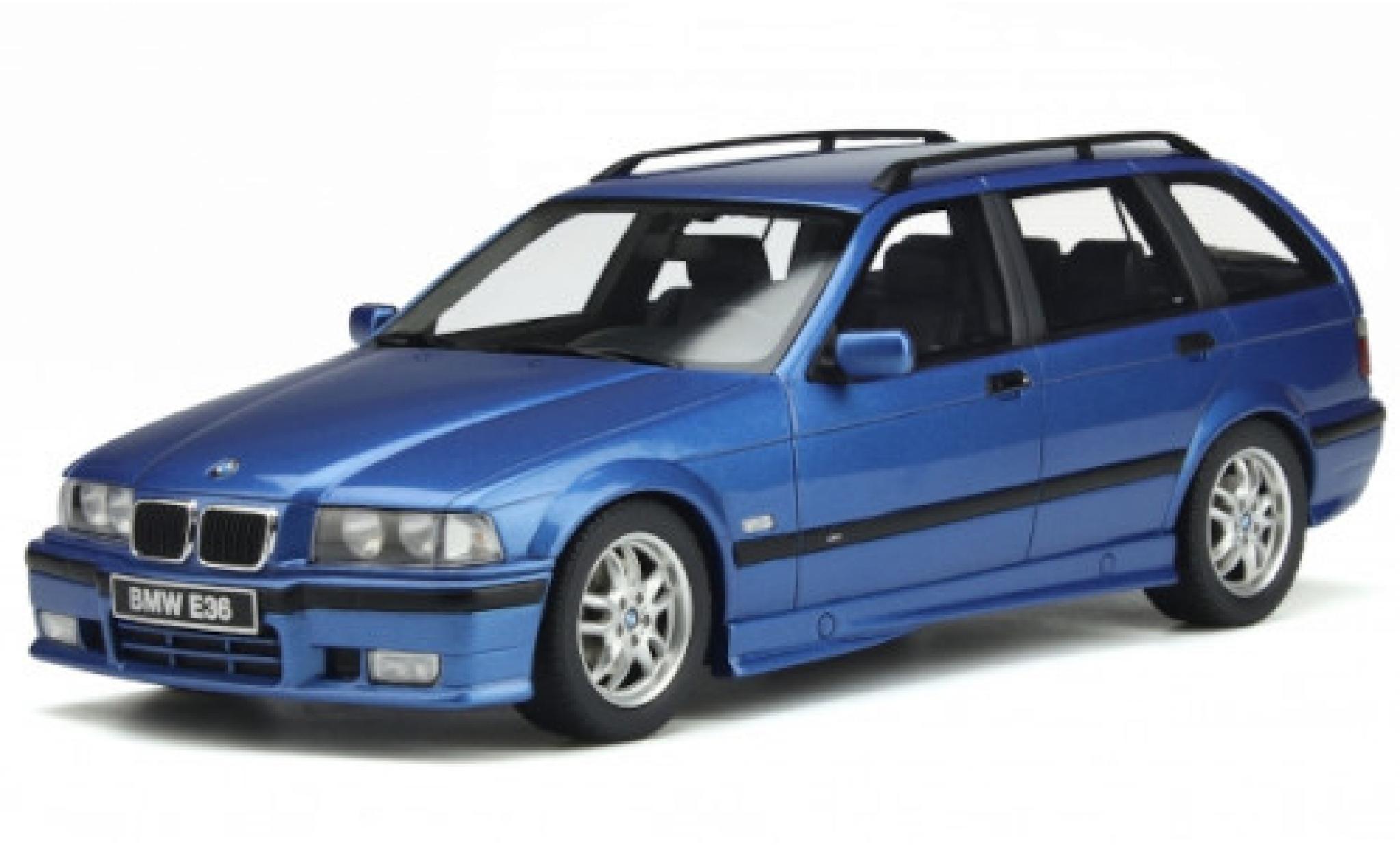 Bmw 328 1/18 Ottomobile i (E36) Touring M Package metallico blu 1997 modellino in miniatura