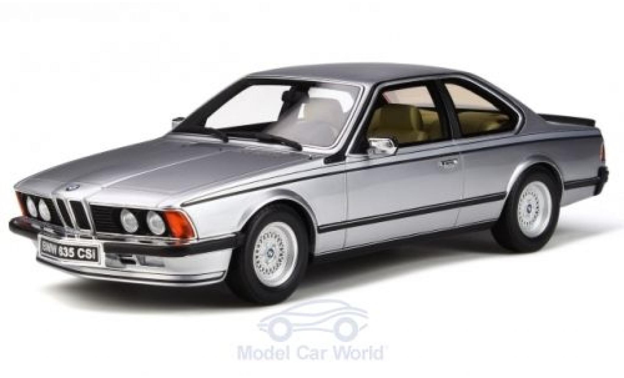 Bmw 635 CSI 1/18 Ottomobile (E24) grigio 1982 modellino in miniatura