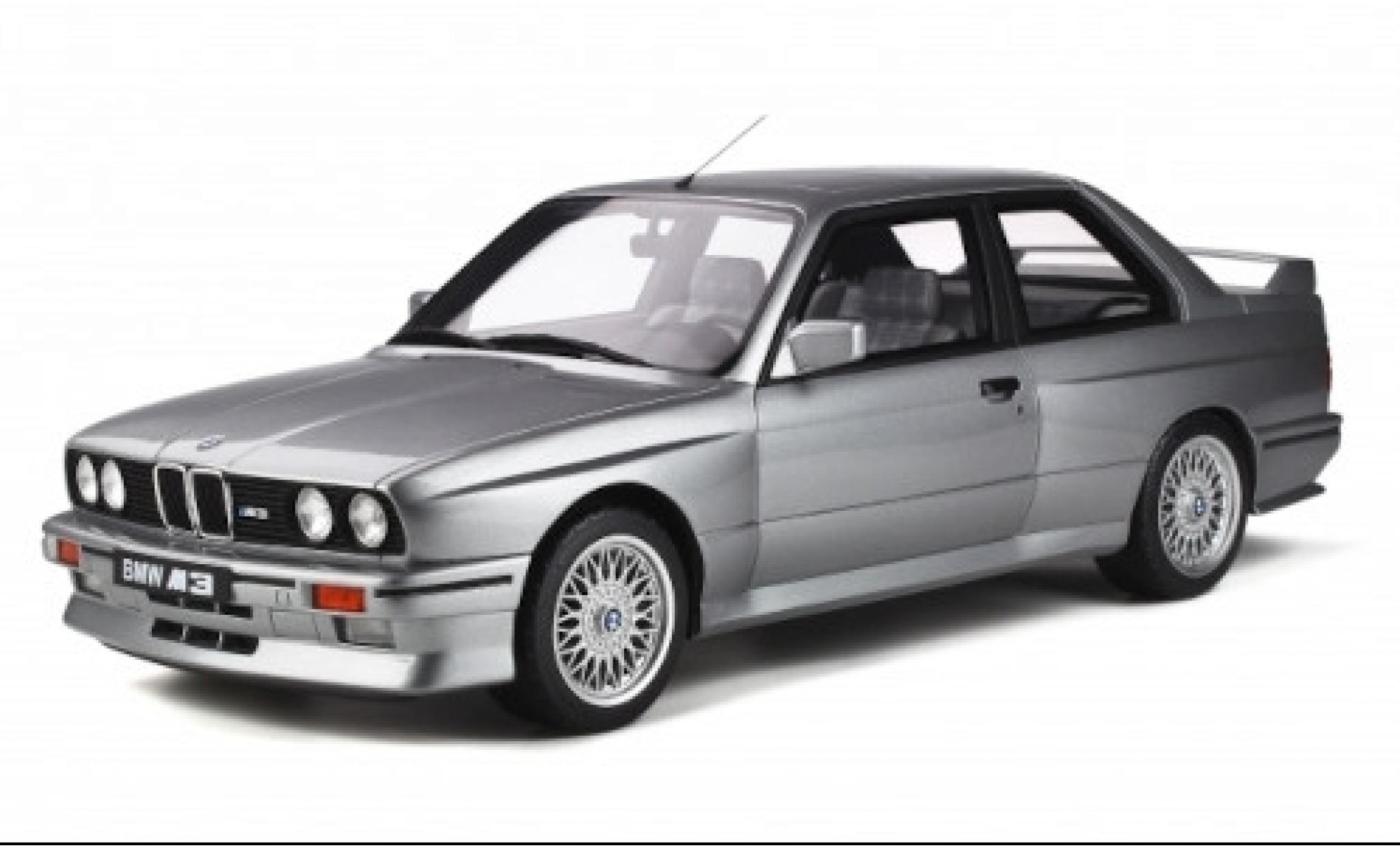Bmw M3 1/12 Ottomobile (E30) grigio 1987 modellino in miniatura