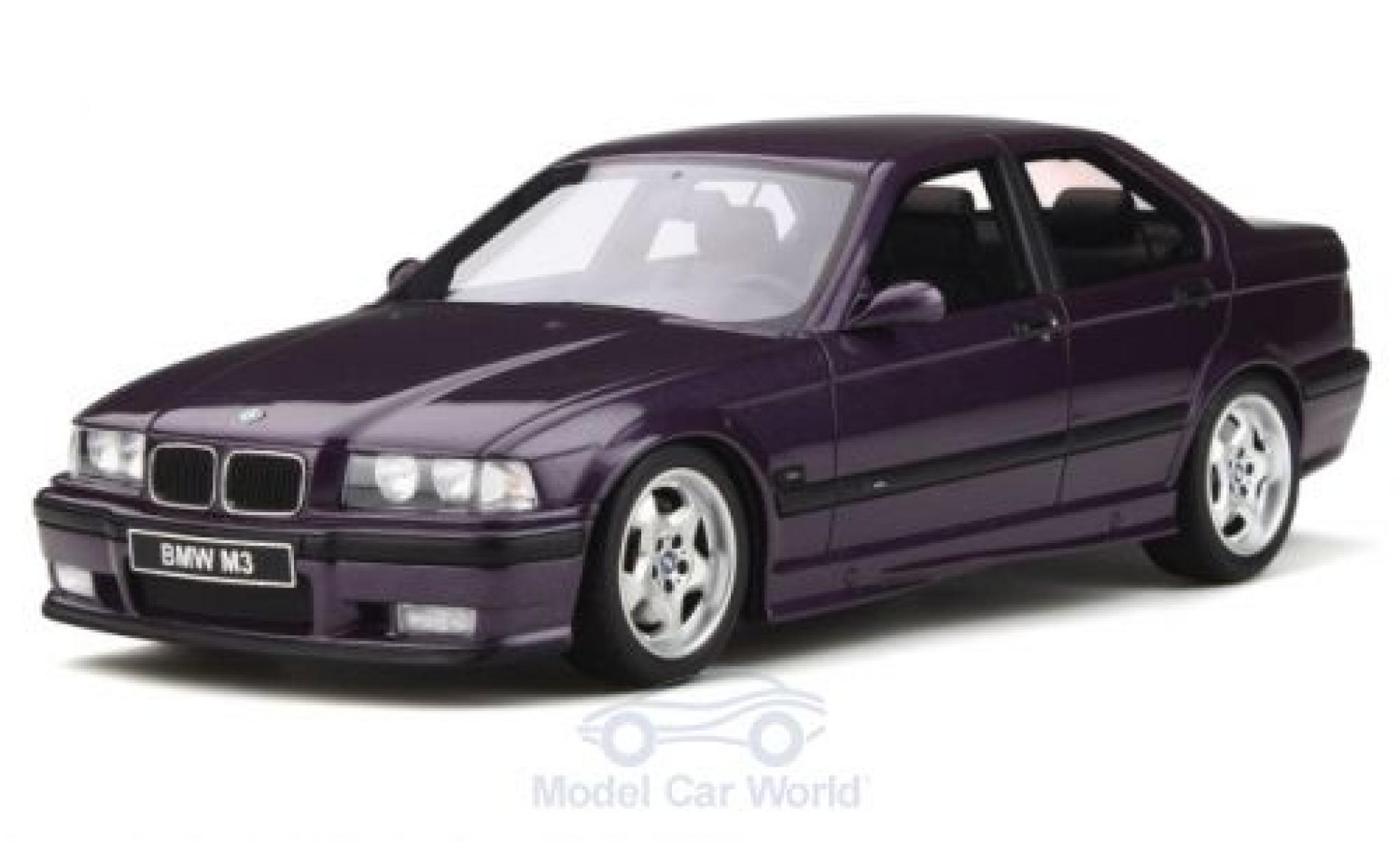 Bmw M3 1/18 Ottomobile (E36) metallico porpora modellino in miniatura