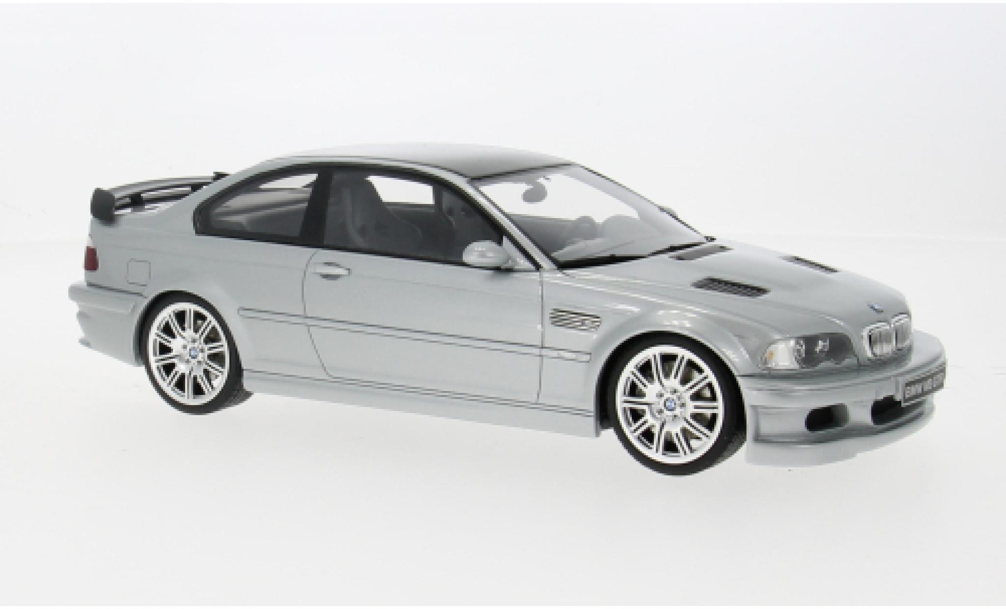 Bmw M3 Ottomobile (E46) GTR silber 2001 1:18 modellino in miniatura