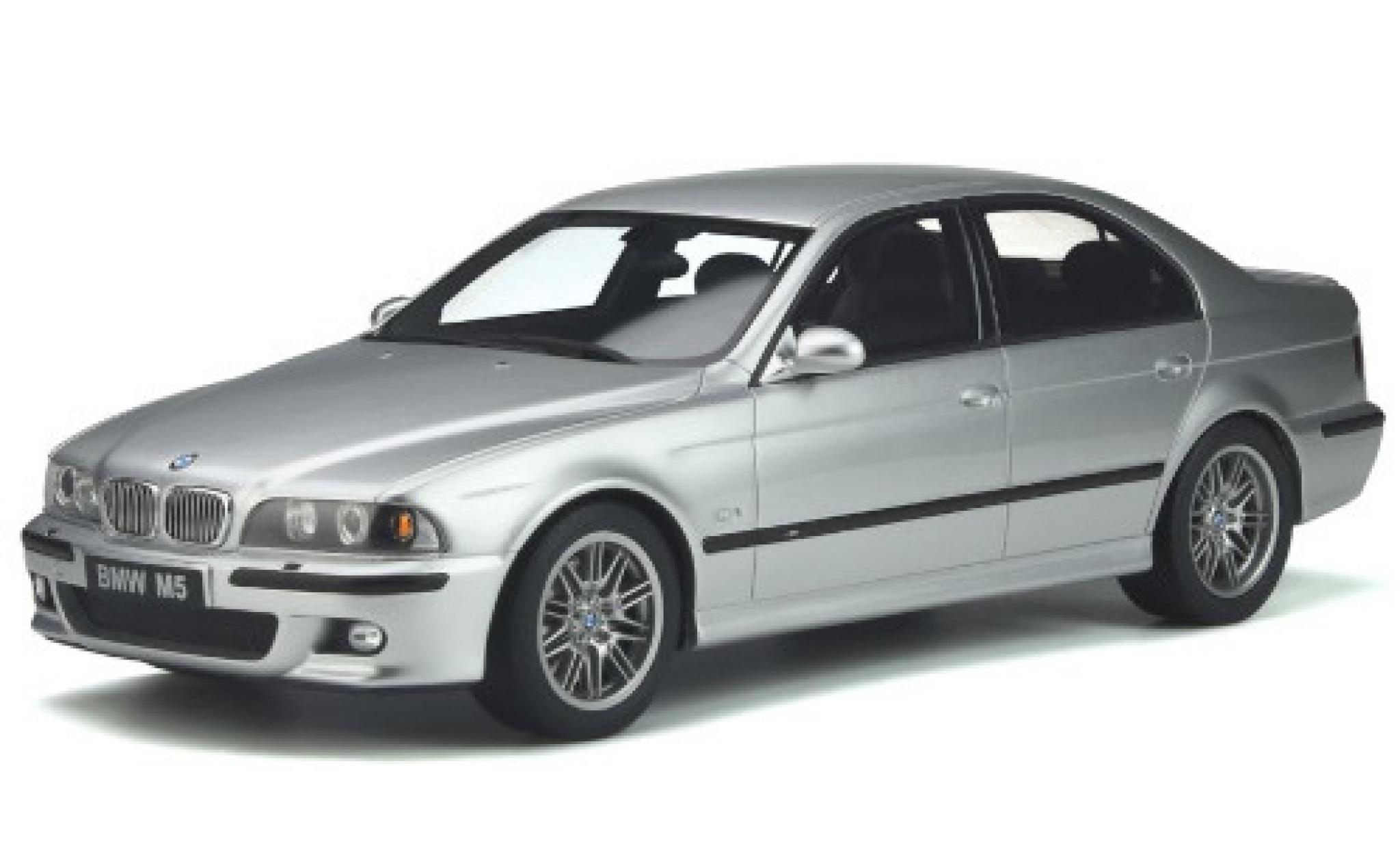 Bmw M5 1/18 Ottomobile (E39) grigio 2002 avec grigioatre intérieur modellino in miniatura