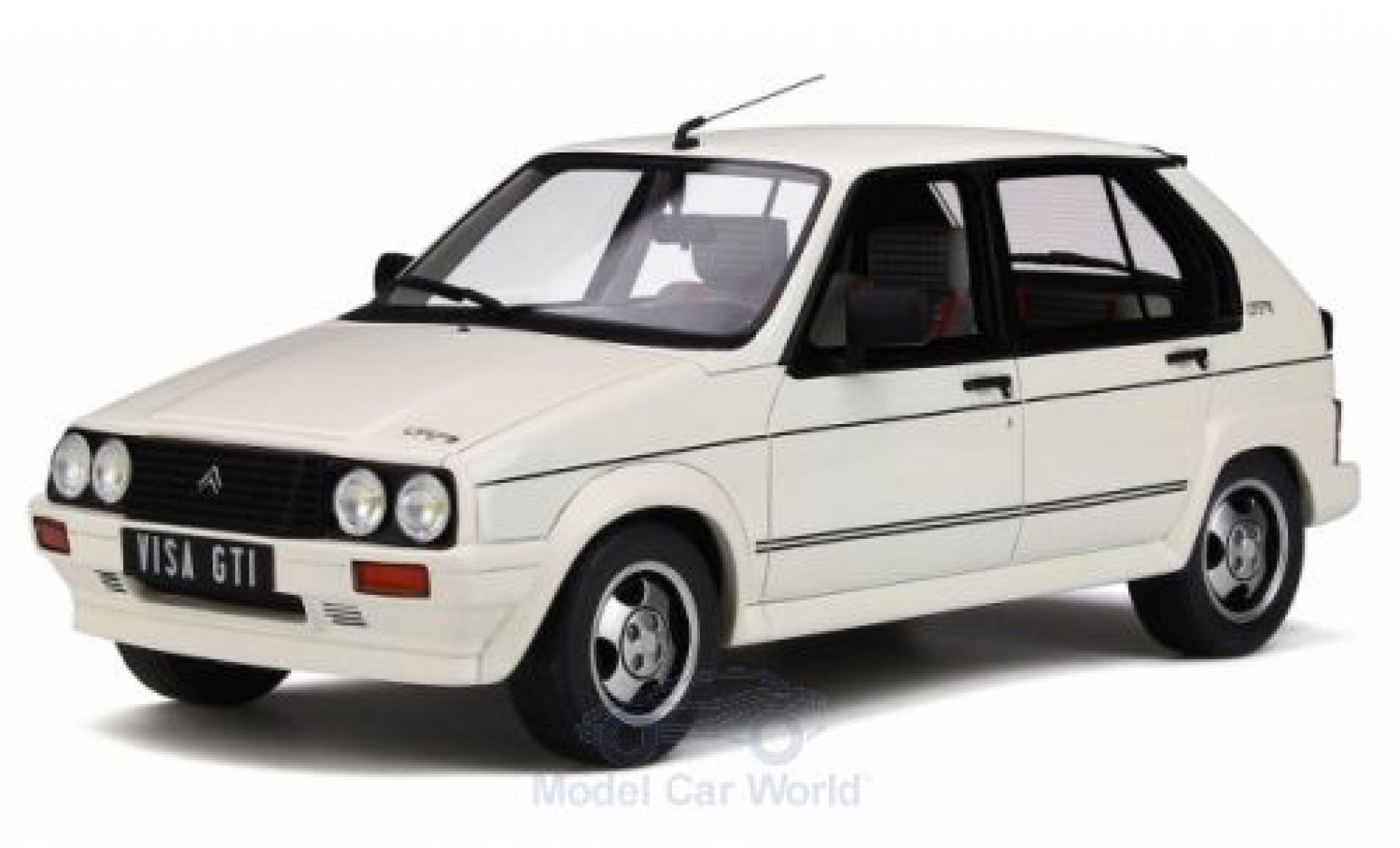 Citroen Visa 1/18 Ottomobile GTI bianco 1984 modellino in miniatura