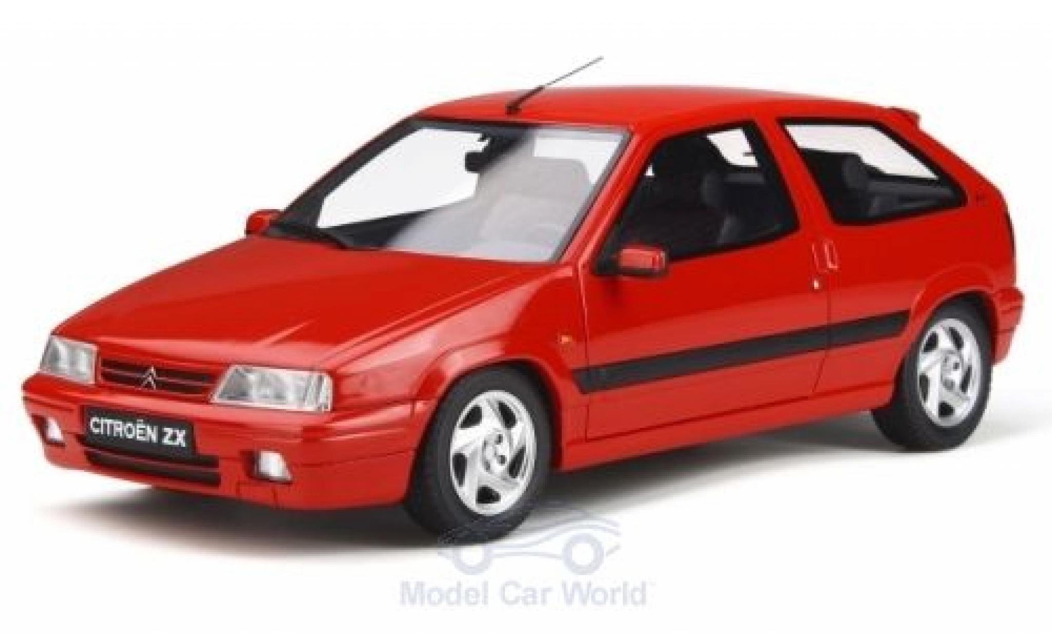 Citroen ZX 1/18 Ottomobile 16V rosso 1994 modellino in miniatura