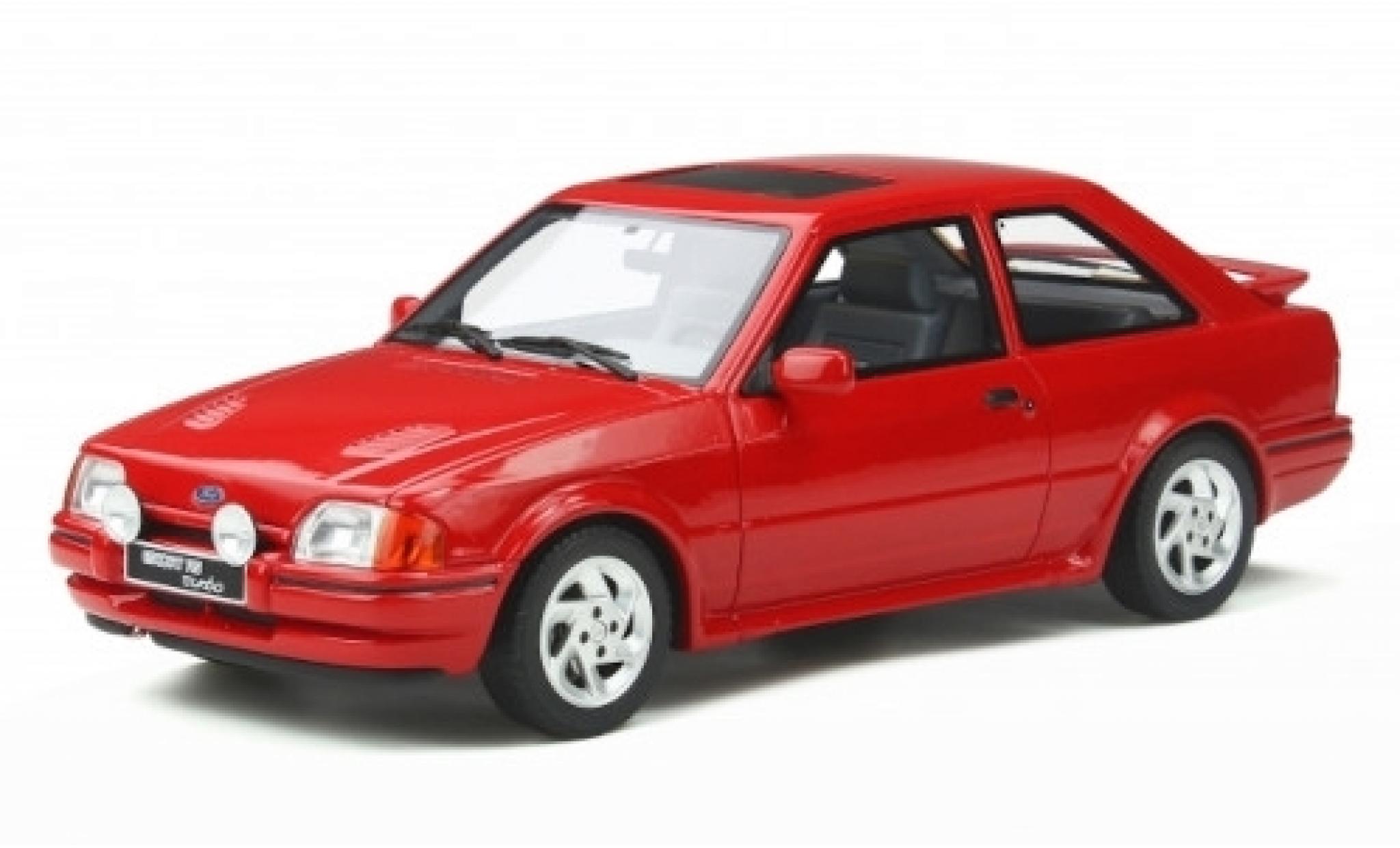 Ford Escort 1/18 Ottomobile Mk4 RS Turbo rosso 1990 modellino in miniatura