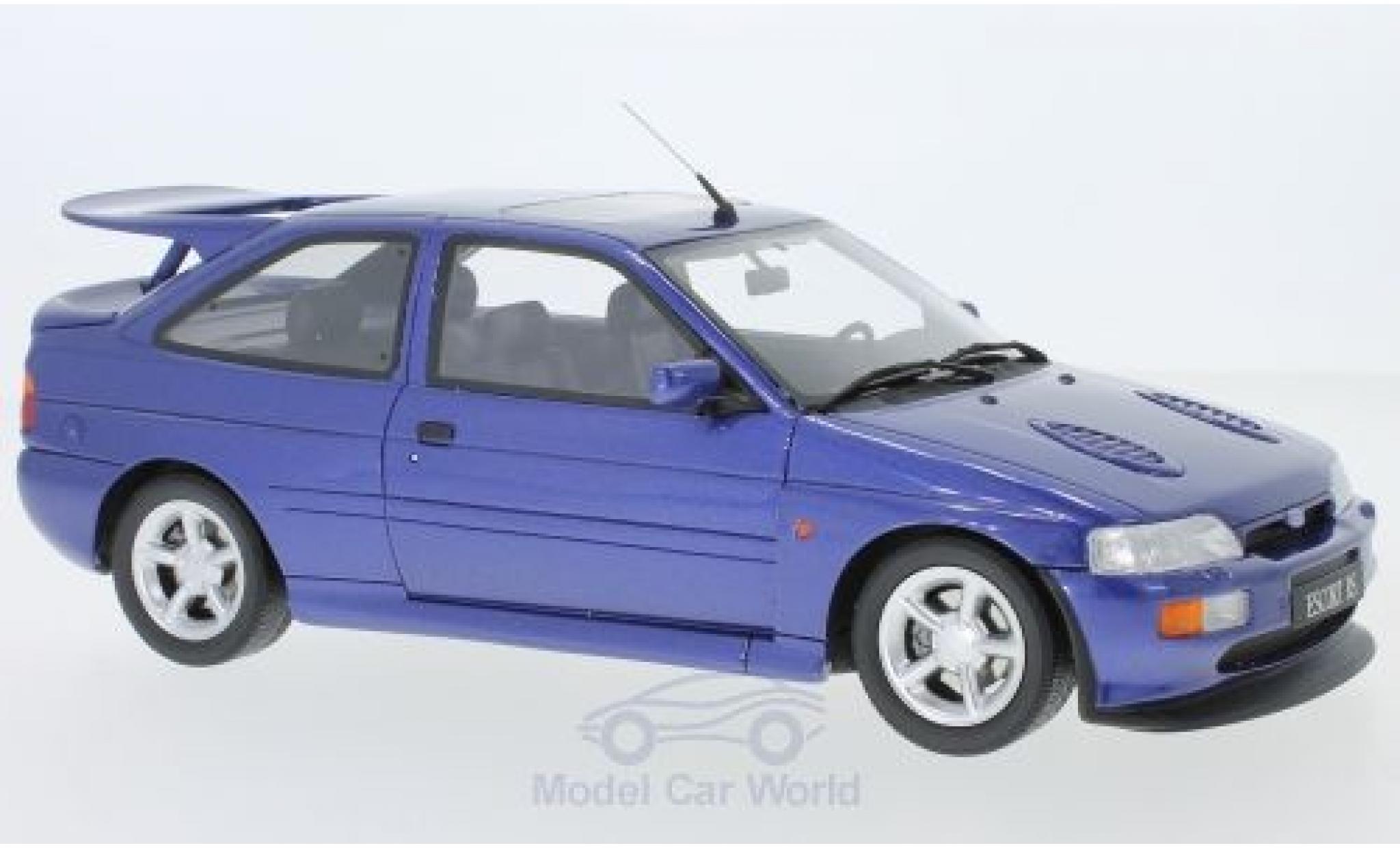 Ford Escort 1/18 Ottomobile RS Cosworth metallico blu 1992 modellino in miniatura