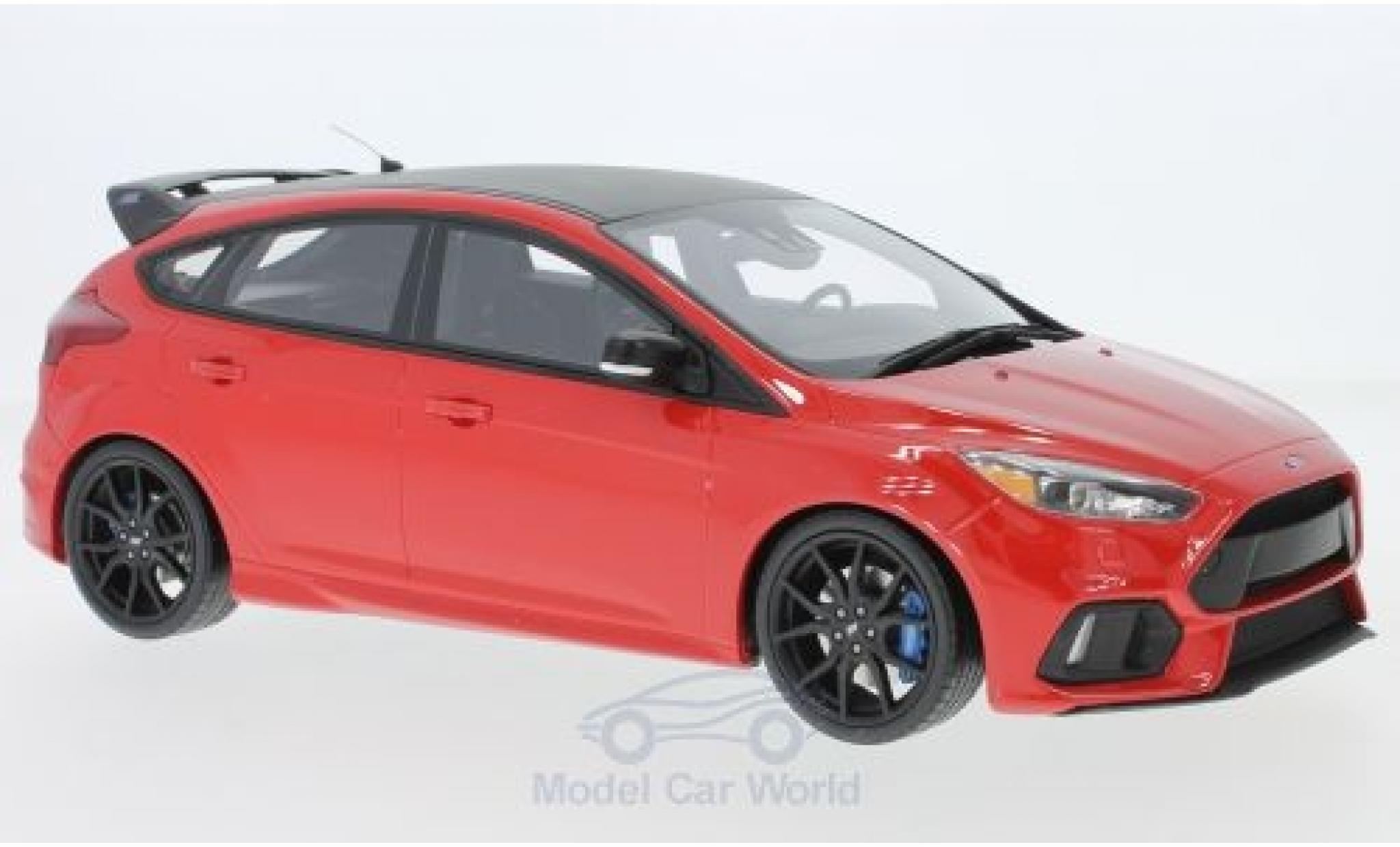 Ford Focus 1/18 Ottomobile MK III RS rosso/nero 2018 modellino in miniatura