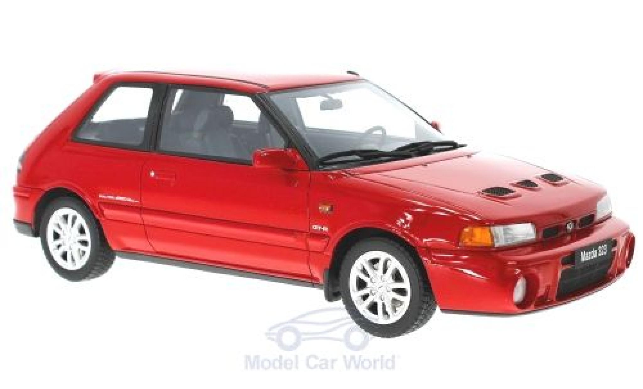 Mazda 323 1/18 Ottomobile GT-R rosso 1992 modellino in miniatura