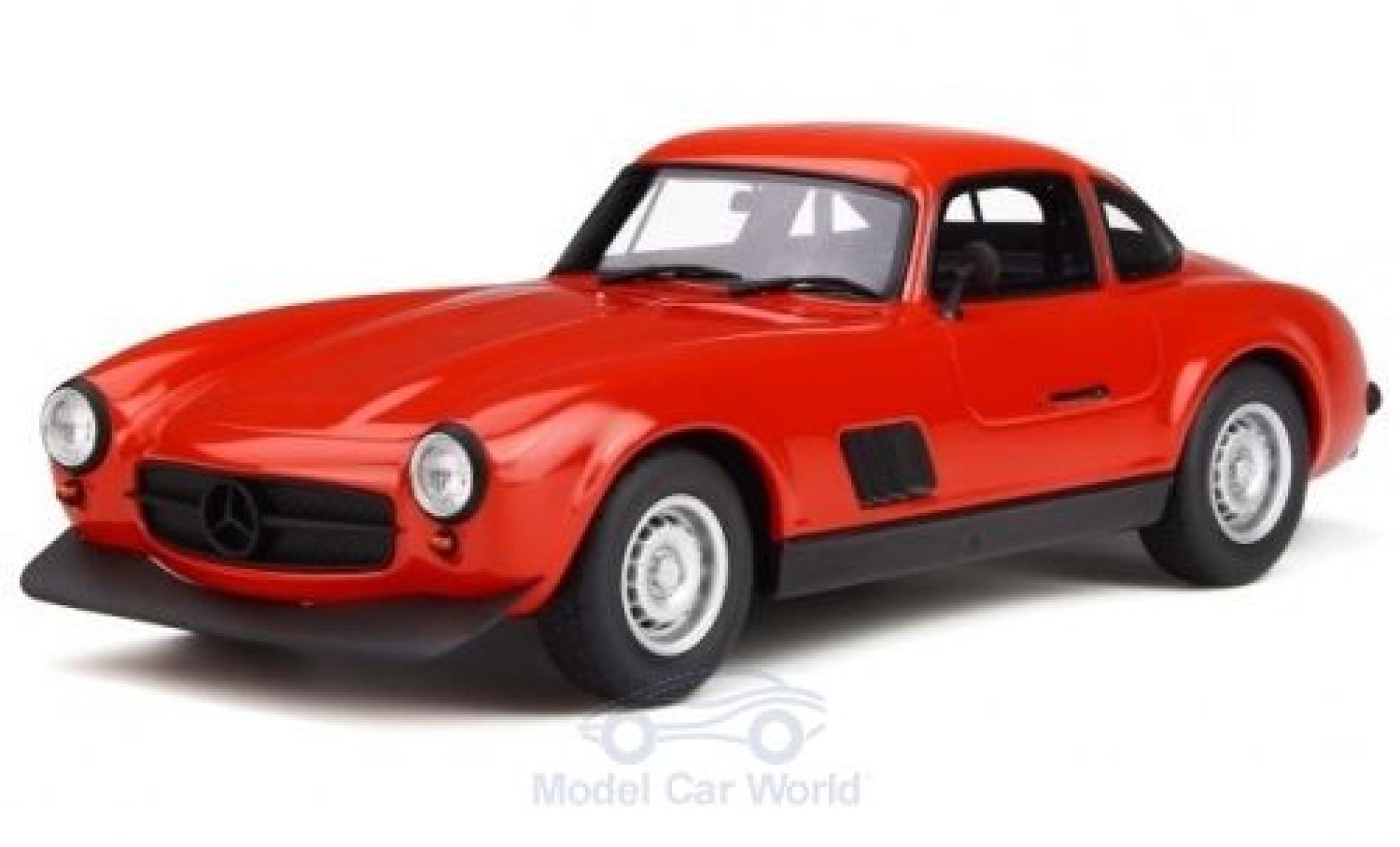 Mercedes 300 1/18 Ottomobile SL AMG rosso 1974 modellino in miniatura