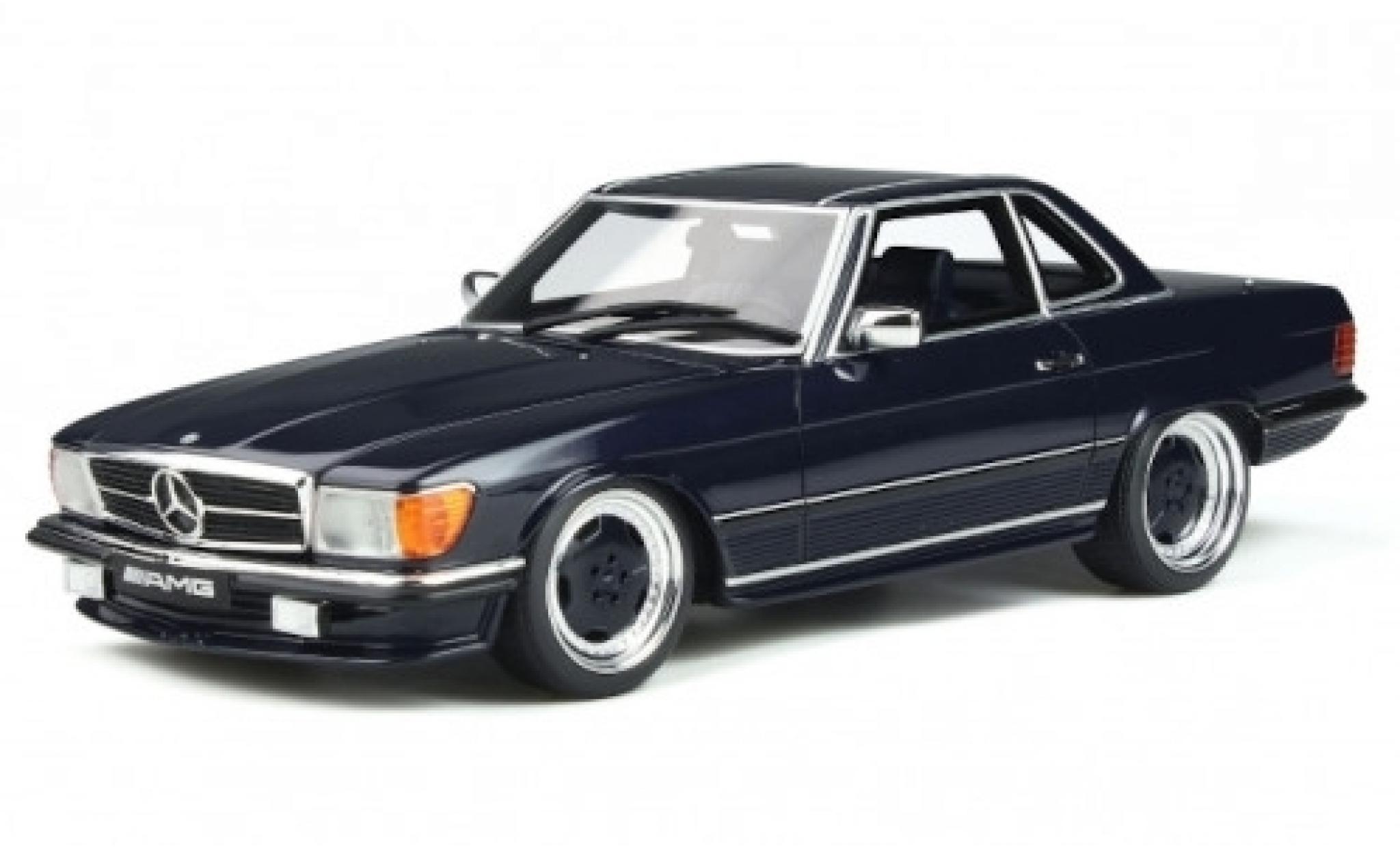 Mercedes 560 1/18 Ottomobile AMG (R107) blu 1979 modellino in miniatura
