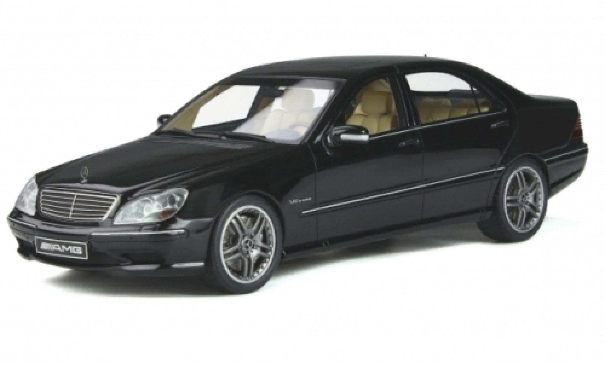 Mercedes Classe S 1/18 Ottomobile S 65 AMG (W220) metallico nero 2004 modellino in miniatura