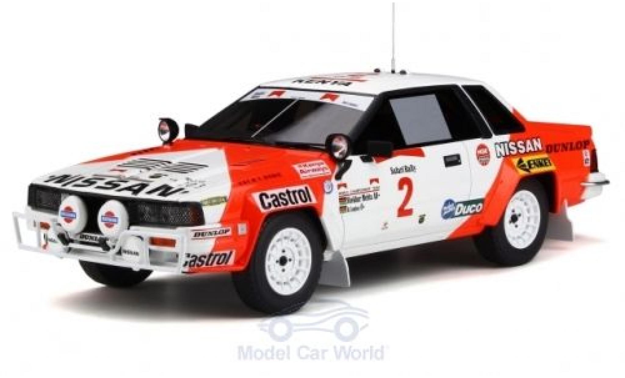 Nissan 240 1/18 Ottomobile RS RHD No.2 Rallye WM Rallye Safari 1984 S.Mehta/R.Combes modellino in miniatura