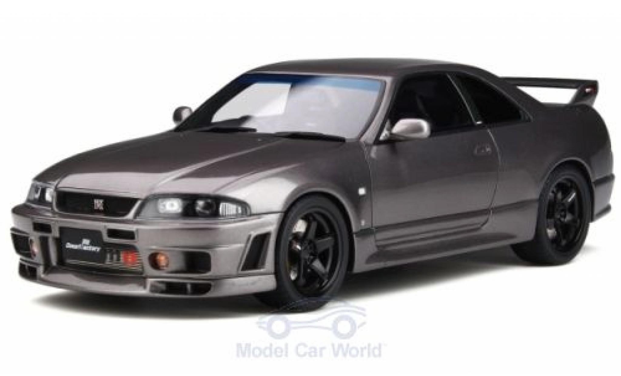 Nissan Skyline 1/18 Ottomobile GT-R (BCNR33) metallico grigio RHD Grand Touring Car by Omori Factory modellino in miniatura