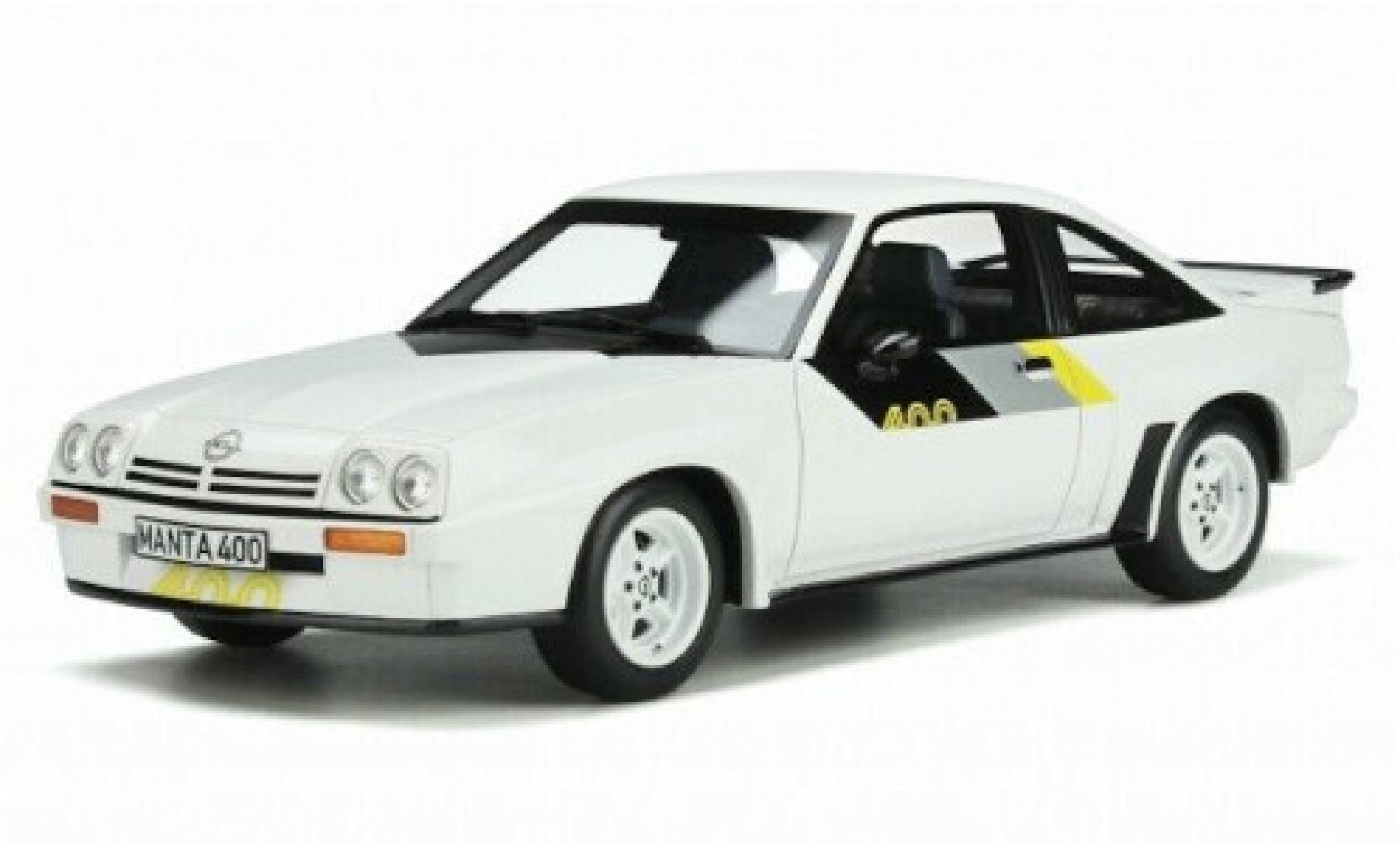 Opel Manta 1/18 Ottomobile B 400 bianco/Dekor 1982 modellino in miniatura