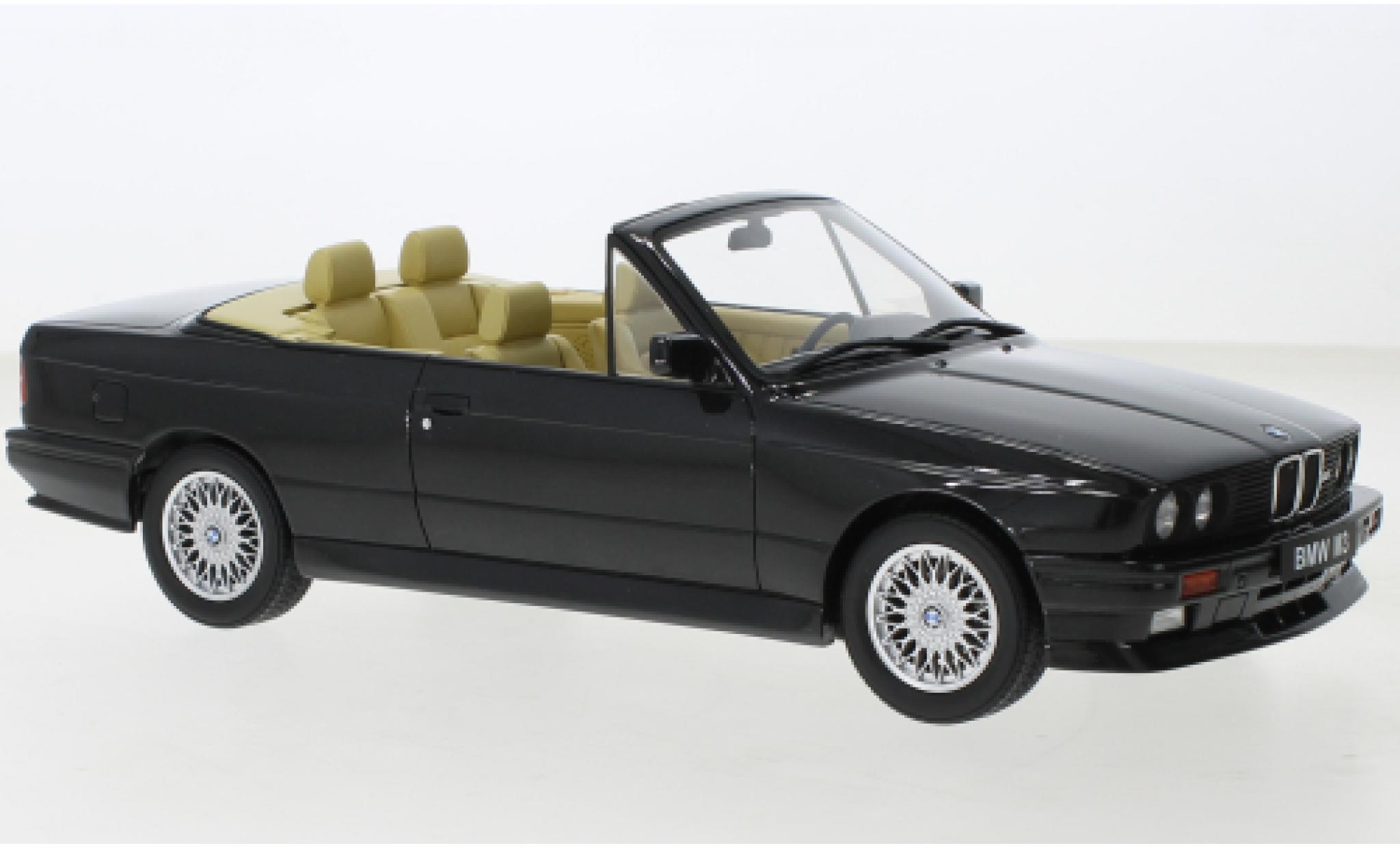 Bmw M3 1/18 Ottomobile (E30) cabriolet metallise nero 1989 modellino in miniatura