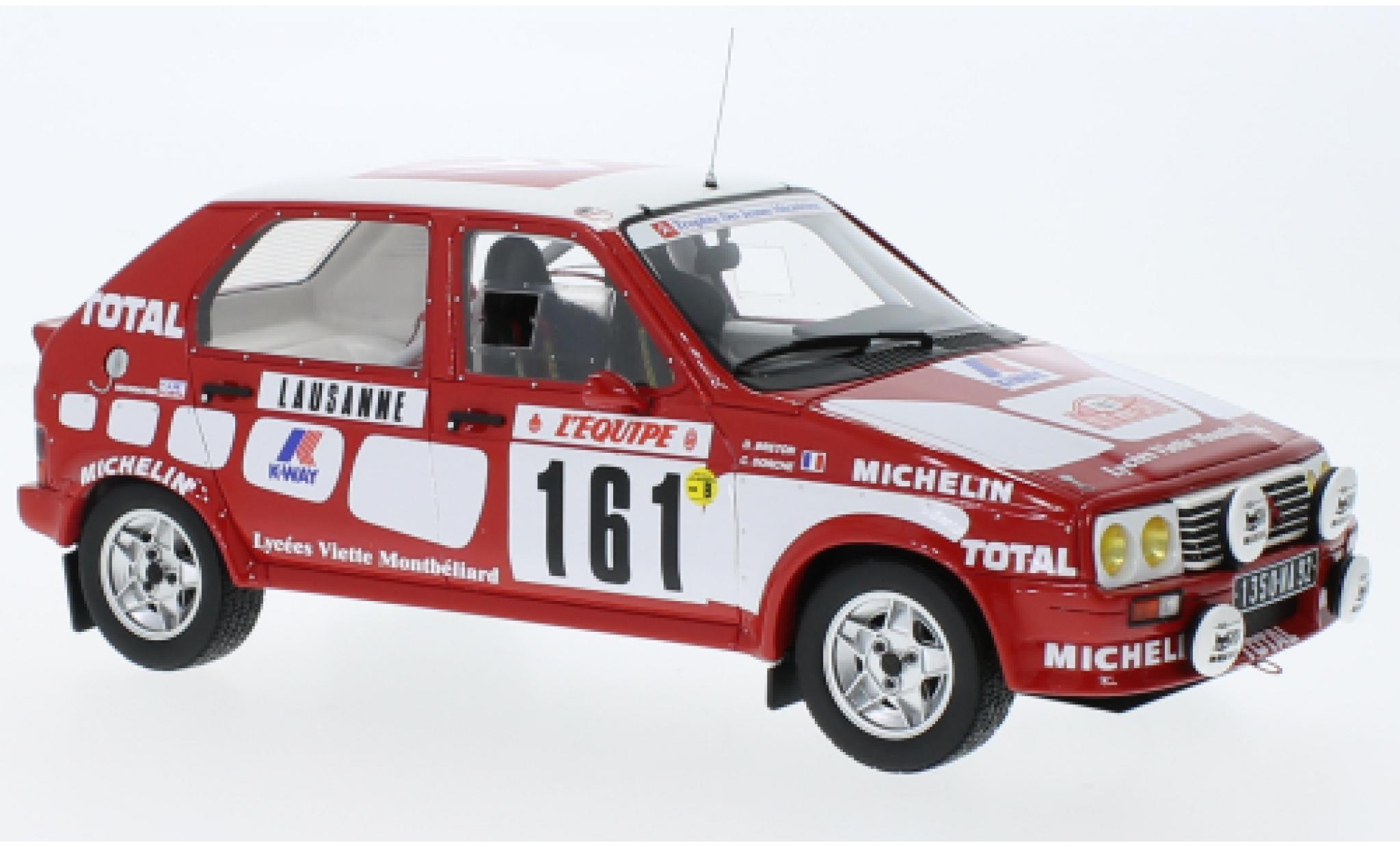 Citroen Visa 1/18 Ottomobile 1000 Pistes No.161 Rallye WM Rallye Monte Carlo 1987 modellino in miniatura