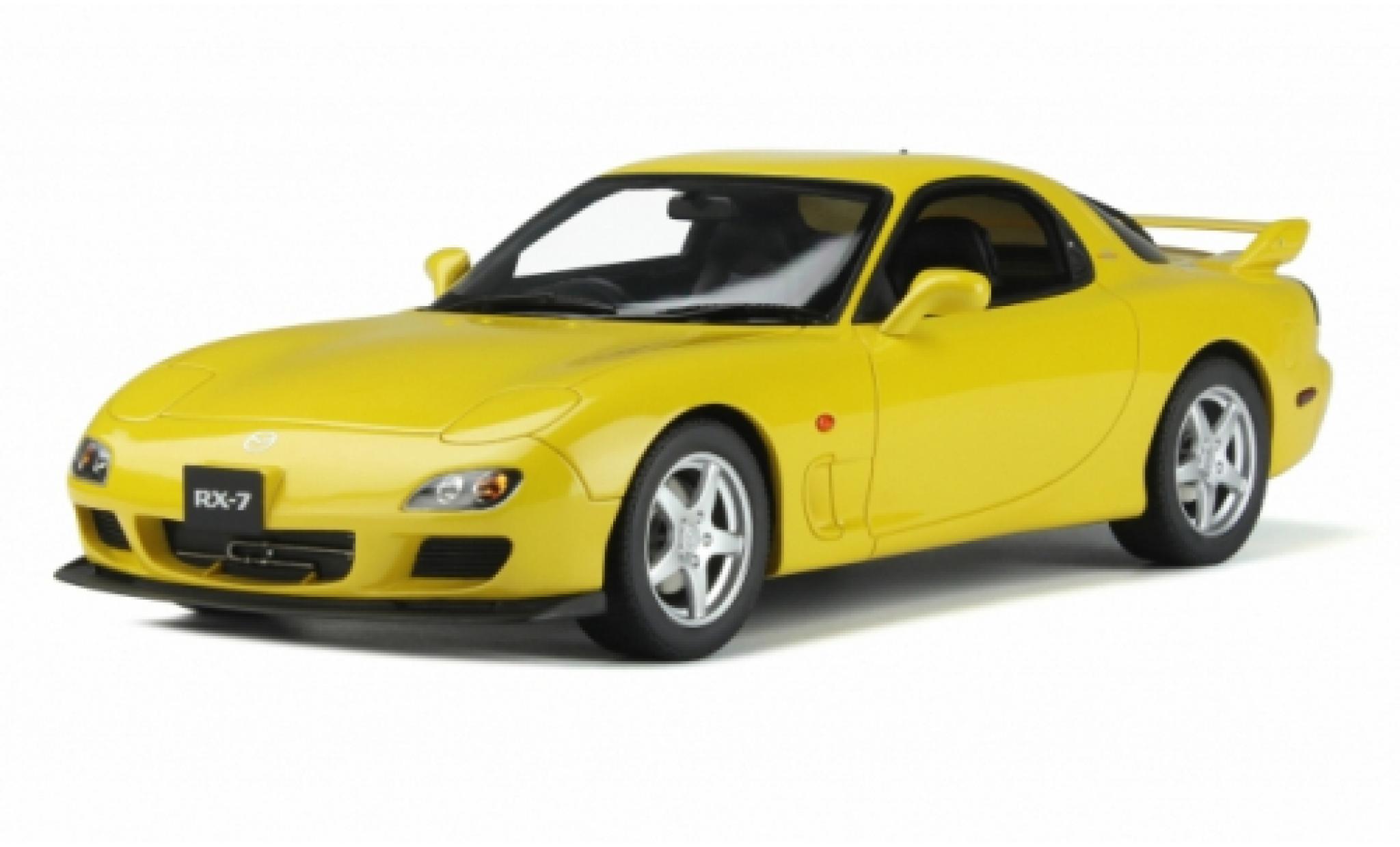 Mazda RX7 1/18 Ottomobile FD Type R Bathurst R giallo RHD 1999 modellino in miniatura